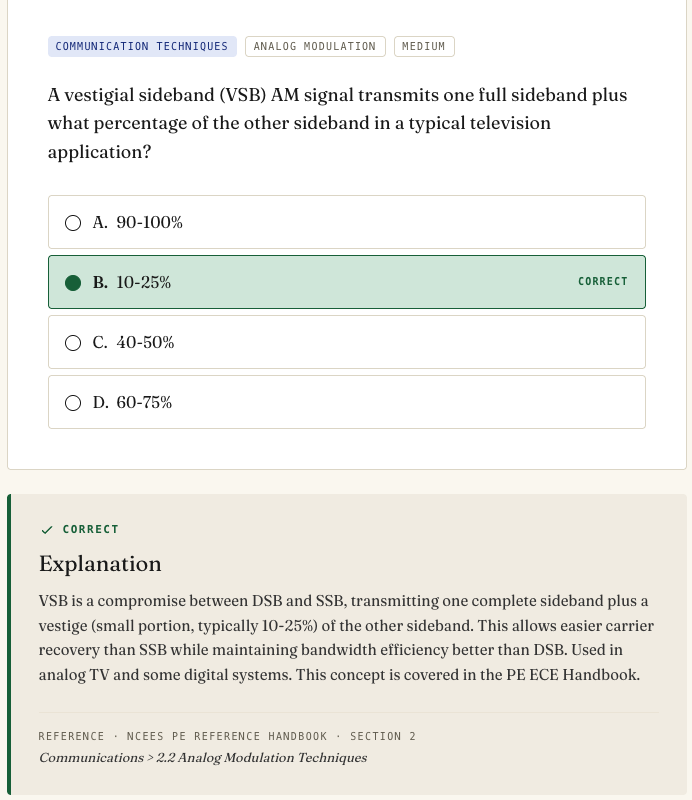 StampPrep practice quiz screenshot with a submitted answer and expanded solution.